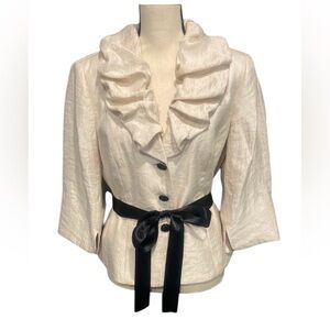 Andre Oliver Dressy Blazer Beautiful Blazer, Slightly padded shoulder's. Size 10